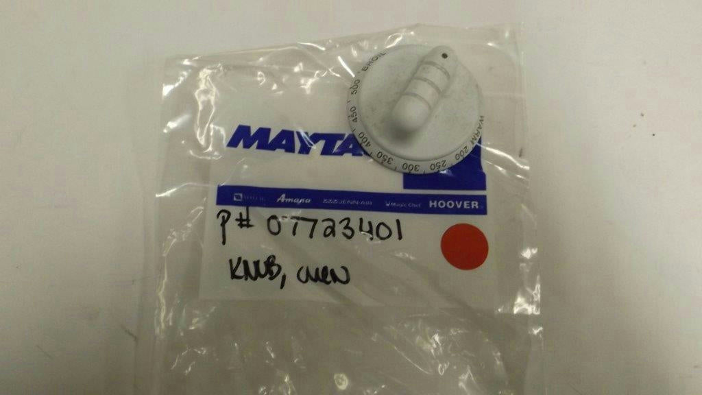 MAYTAG WHIRLPOOL STOVE 07723401 KNOB NEW MAYTAG WHIRLPOOL STOVE 07723401 KNOB NEW
